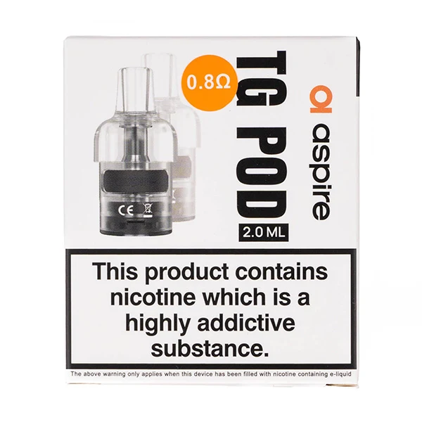 TG POD 0.8Ω - 2ML - ASPIRE - 20 PACK