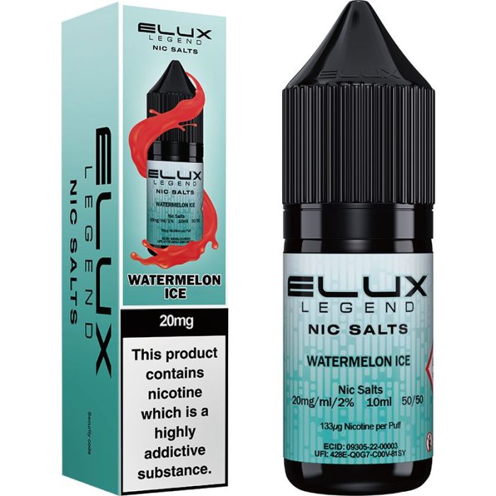 WATERMELON ICE - ELUX LEGEND - 10mg LIQUID - 10 PACK