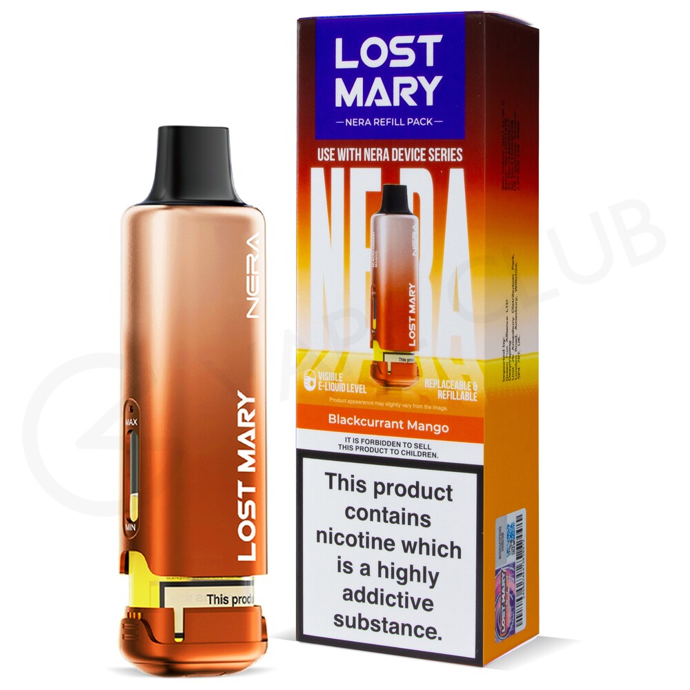 BLACKCURRANT MANGO - UK - LOST MARY - NERA 15K - POD - 5 Pack