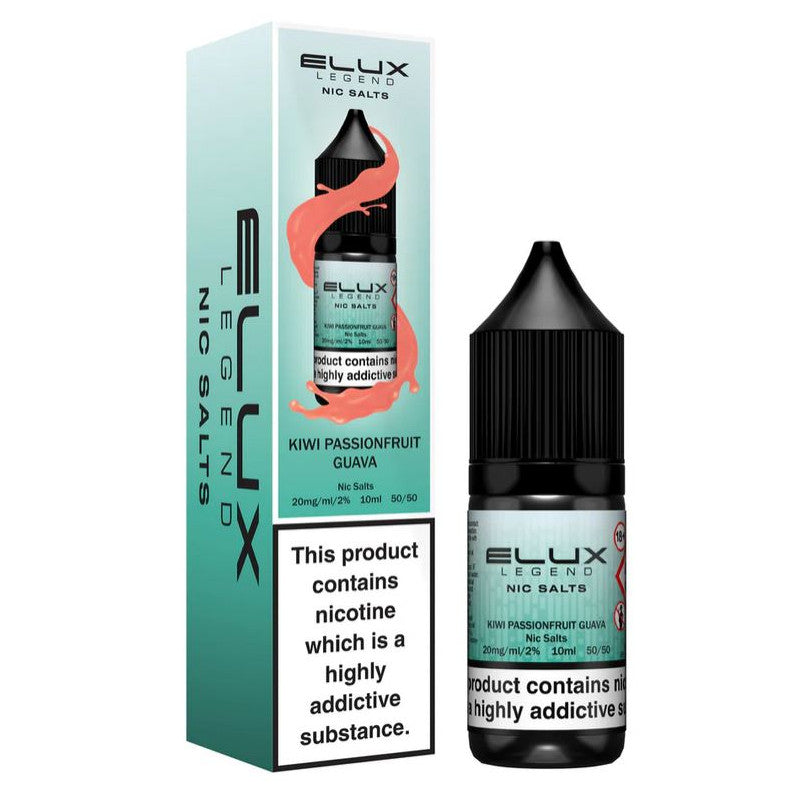 Kiwi Passionfruit Guava Nic Salt E-Liquid by Elux