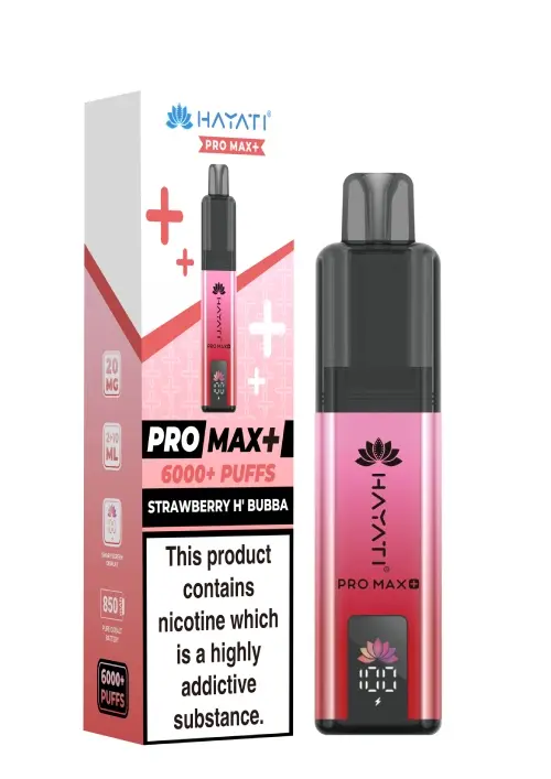 STRAWBERRY H' BUBBA HAYATI 6000 UK - 5 Pack