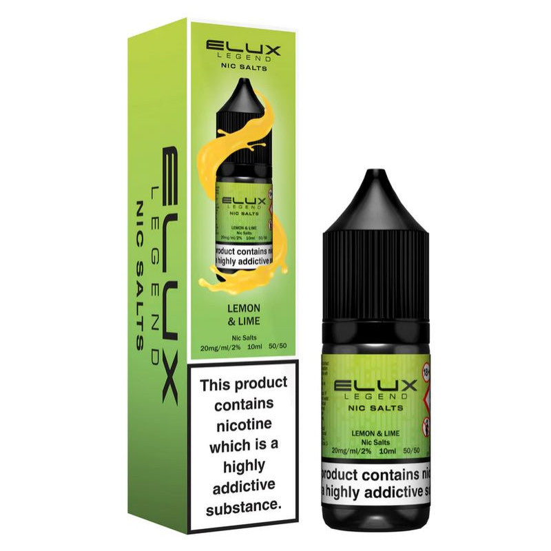 Lemon & Lime 10ml Nic Salt E-Liquid by Elux