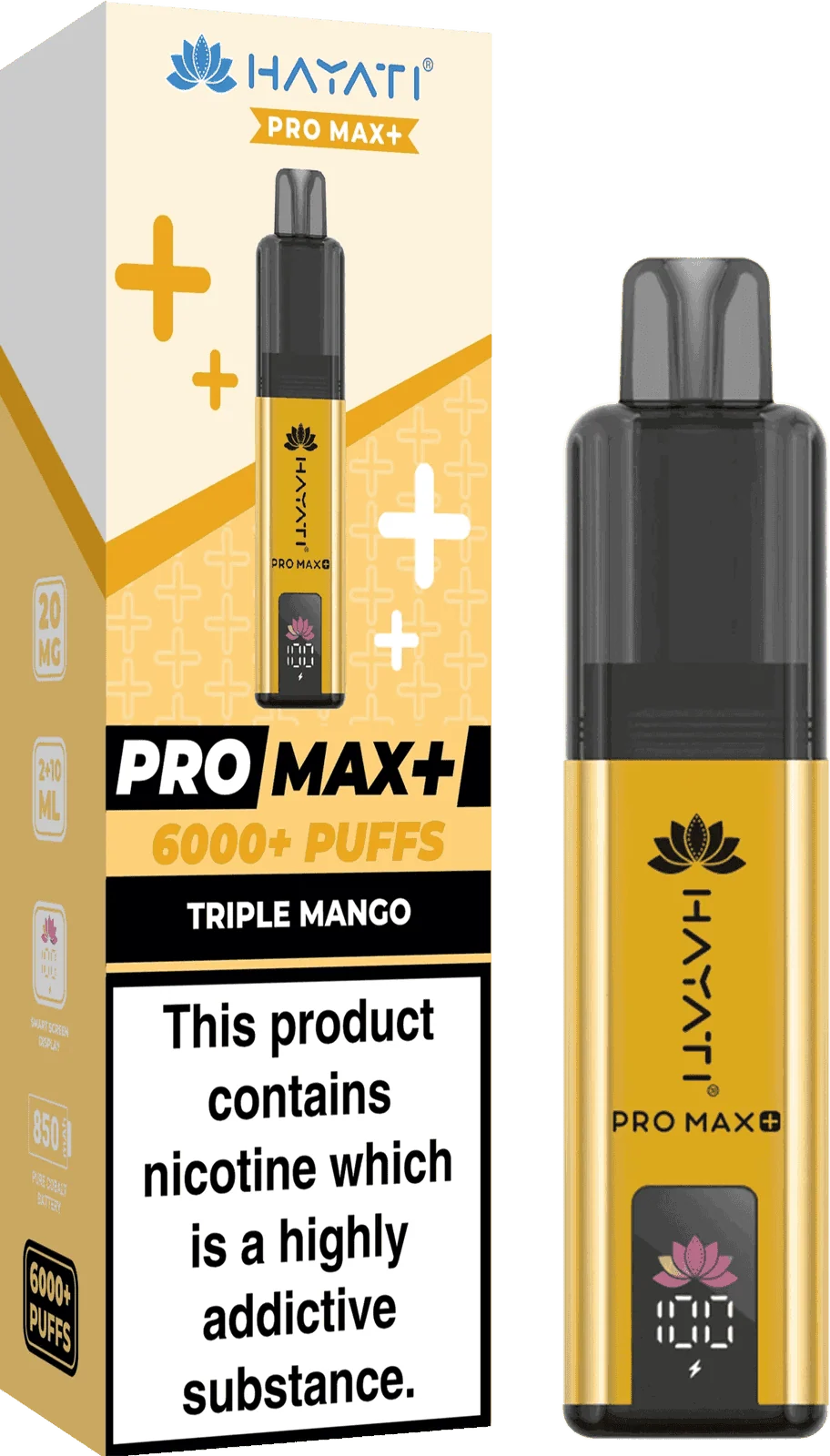 TRIPLE MANGO HAYATI 6000 UK - 5 Pack