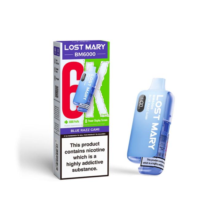 Lost Mary 6K Blue razz Gami