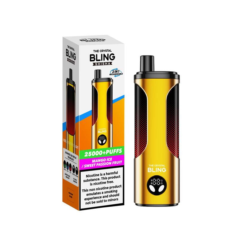 Bling Shisha 25K Big Puffs Kits - Mango Ice / Sweet Passionfruit