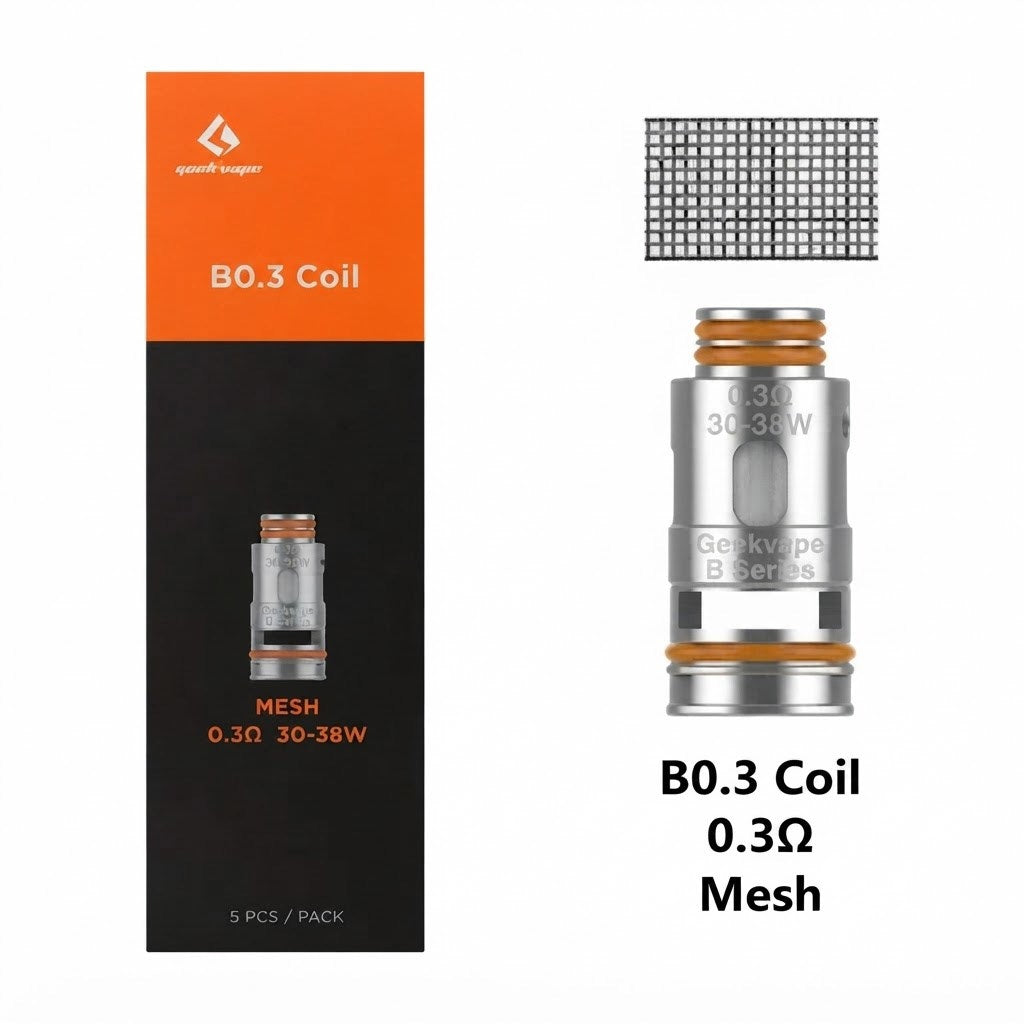B 0.3Ω MESH COIL - GEEKVAPE - 1 PACK