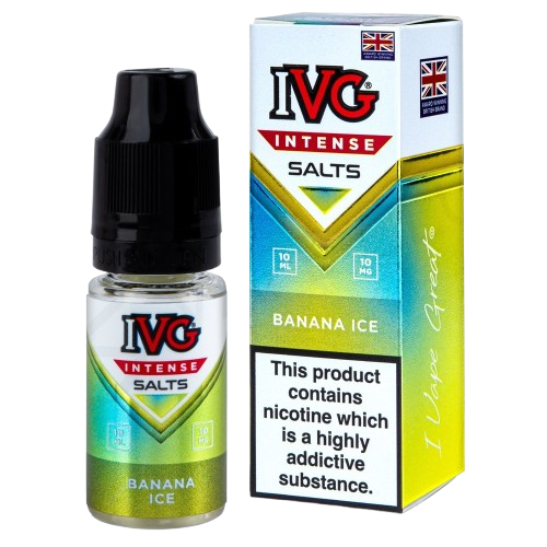 BANANA ICE - UK - IVG INTENSE - 10mg LIQUID - 10 PACK