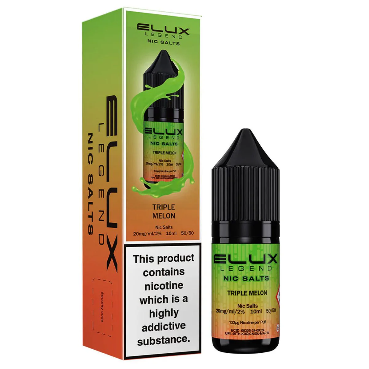 TRIPLE MELON - ELUX LEGEND - 20mg LIQUID - 10 PACK