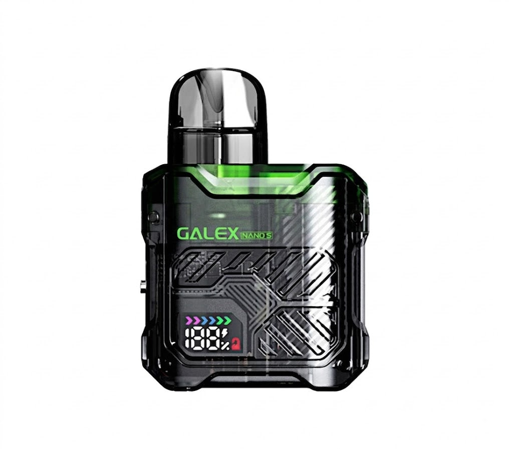 GALEX NANO S - GUNMETAL GREEN - FREEMAX KIT - 1 PACK