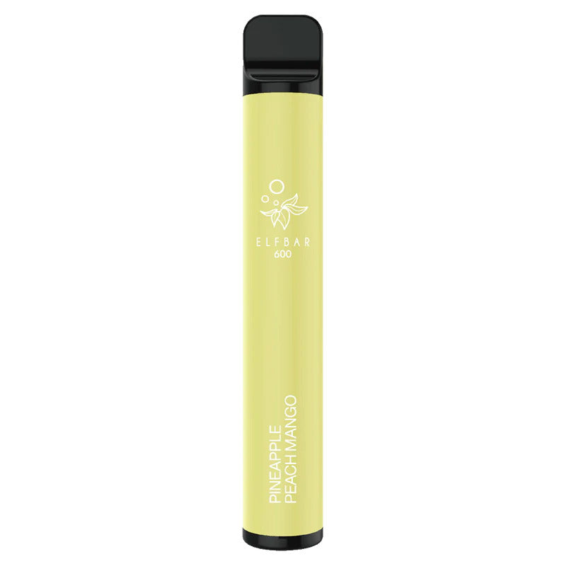 PINEAPPLE PEACH MANGO ELFBAR 600 DISPOSABLE UK - 10 Pack