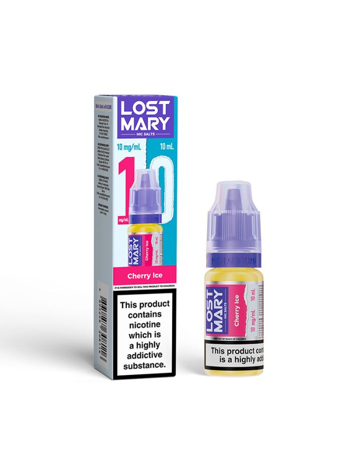 CHERRY ICE 10mg LOST MARY LIQUID - 10 PACK