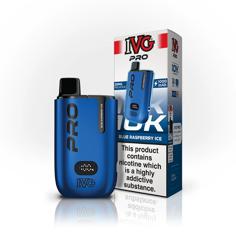 BLUE RASPBERRY ICE - UK - IVG PRO KIT - 5 Pack
