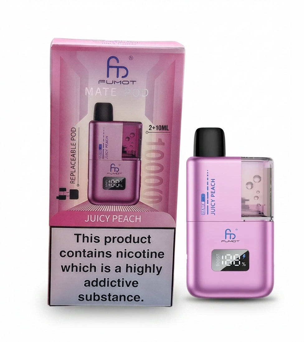 JUICY PEACH - UK - FUMOT - MATE KIT- 5 Pack