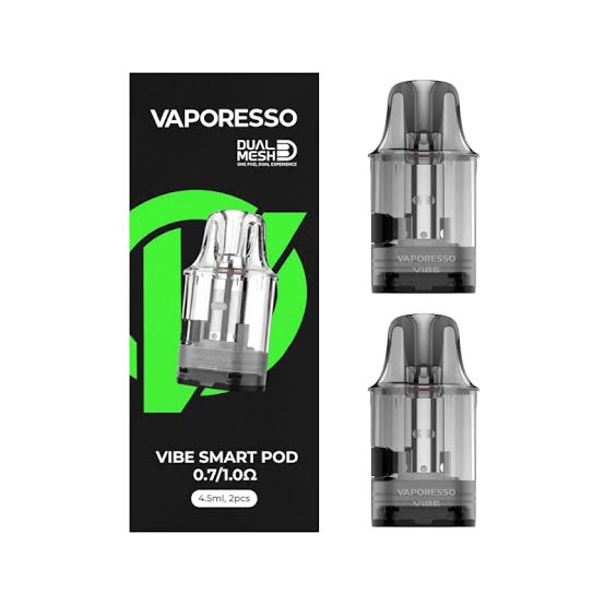 VIBE 0.7/1.0Ω DUAL MESH SMART POD - 4.5ML - VAPORESSO - 10 PACK