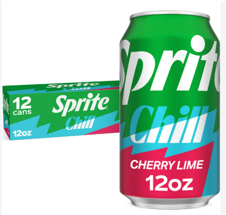 CHERRY LIME - SPRITE CHILL- 355ML - CAN - 12 Pack