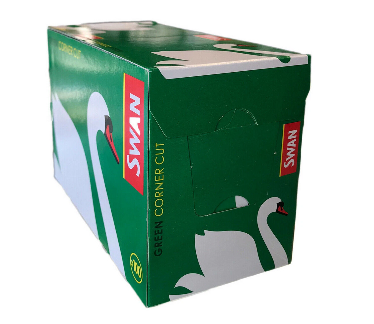 GREEN CORNER CUT - SWAN - 100 Pack