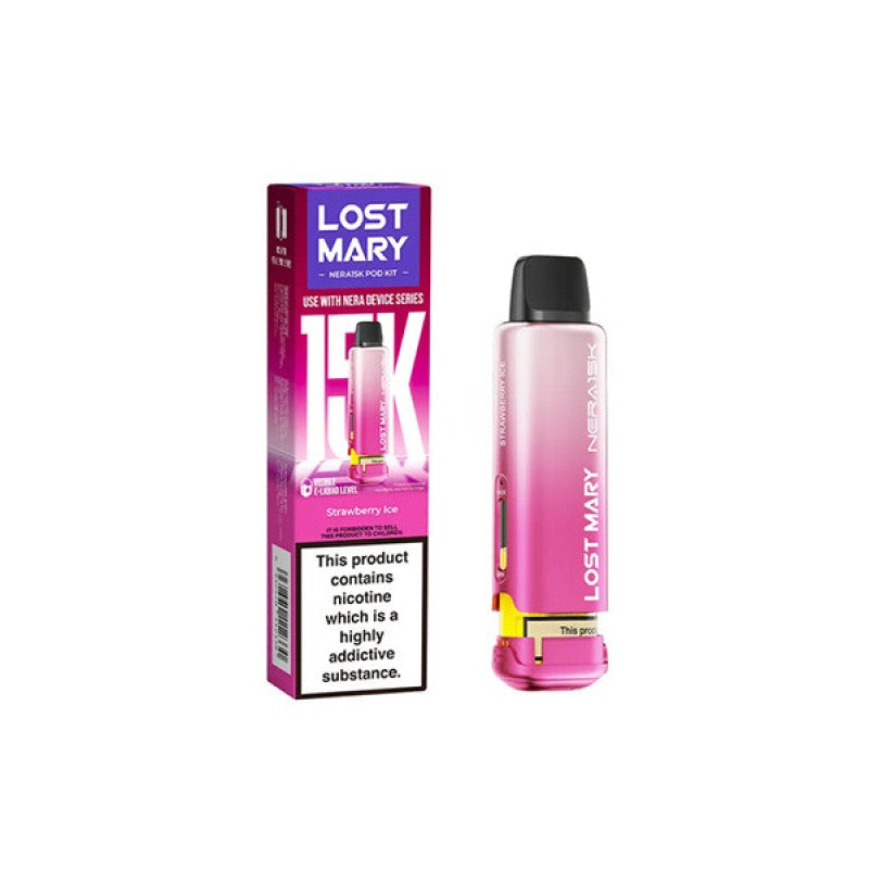Lost Mary Nera 15K Pods Strawberry ice