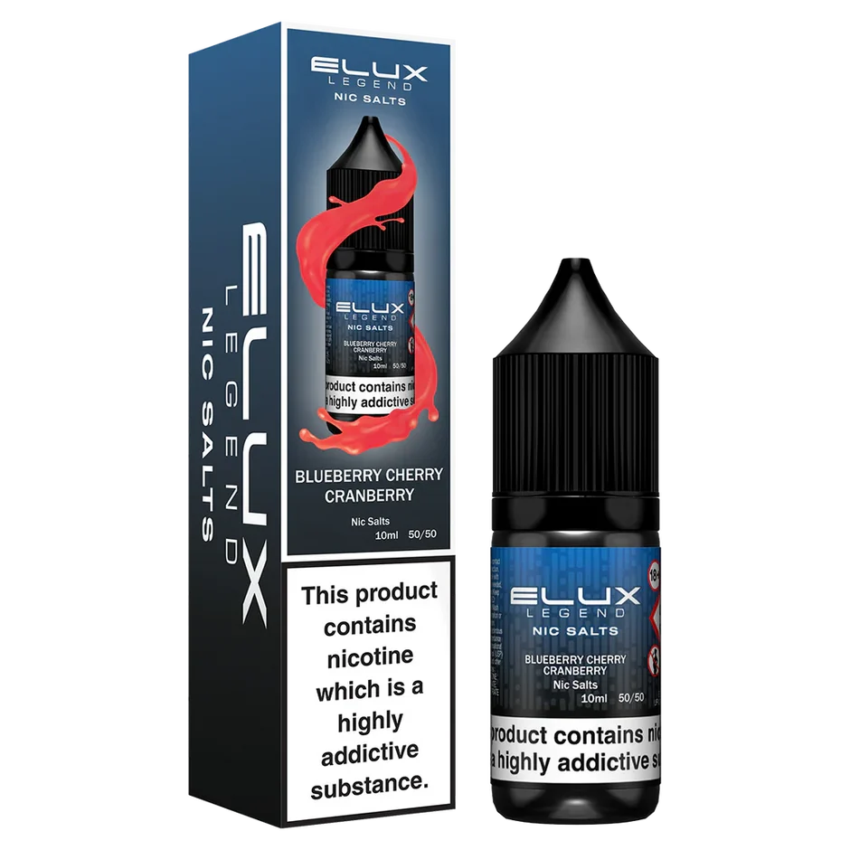 BLUEBERRY CHERRY CRANBERRY - ELUX LEGEND - 10mg LIQUID - 10 PACK
