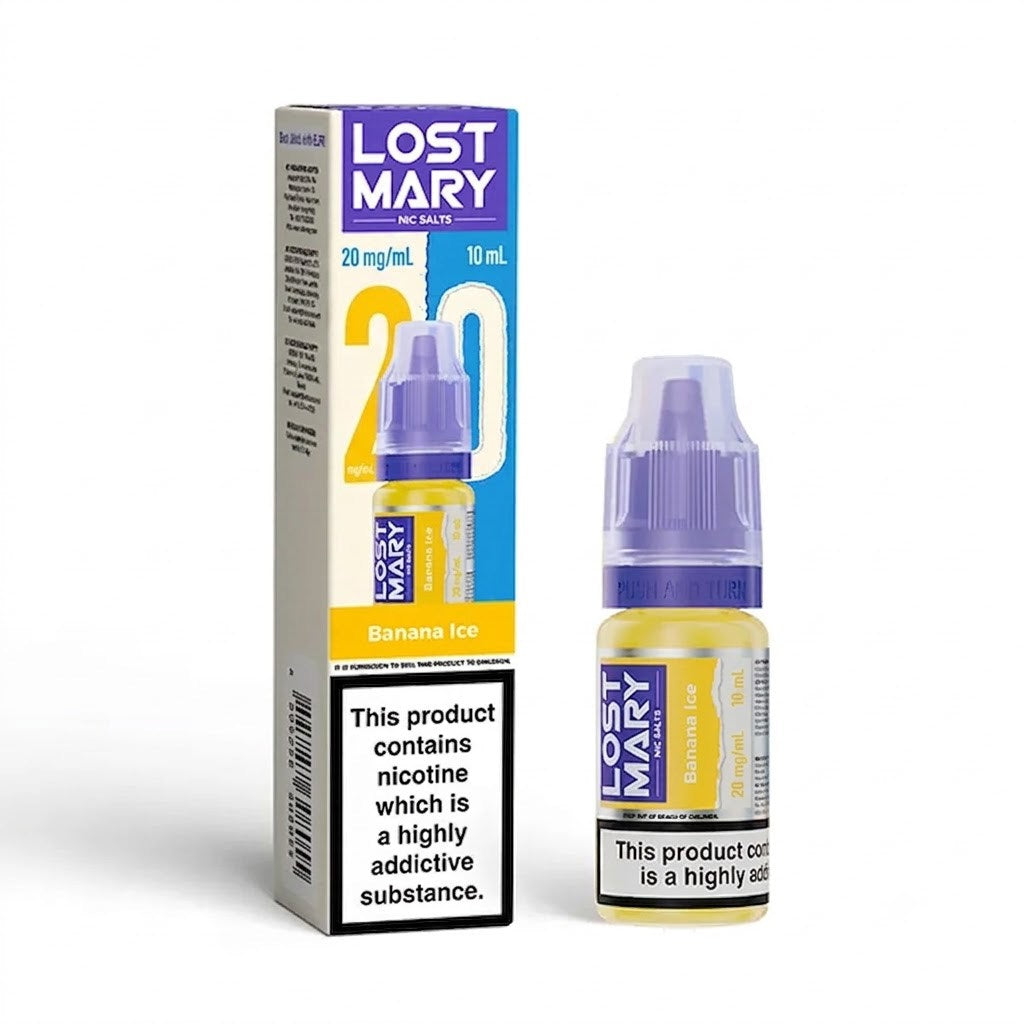 BANANA ICE 20mg LOST MARY LIQUID - 10 PACK
