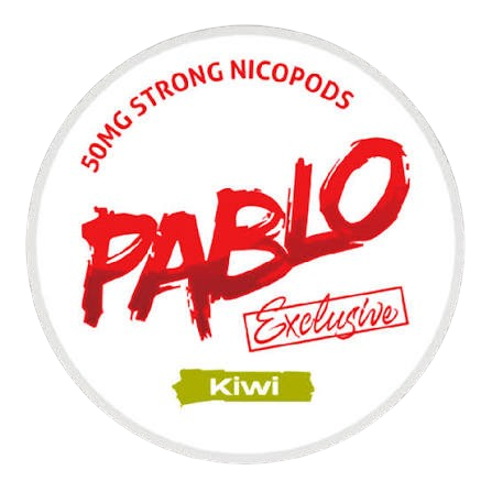 KIWI - NICOTINE POUCH - PABLO EXCLUSIVE- STRONG - 10 Pack