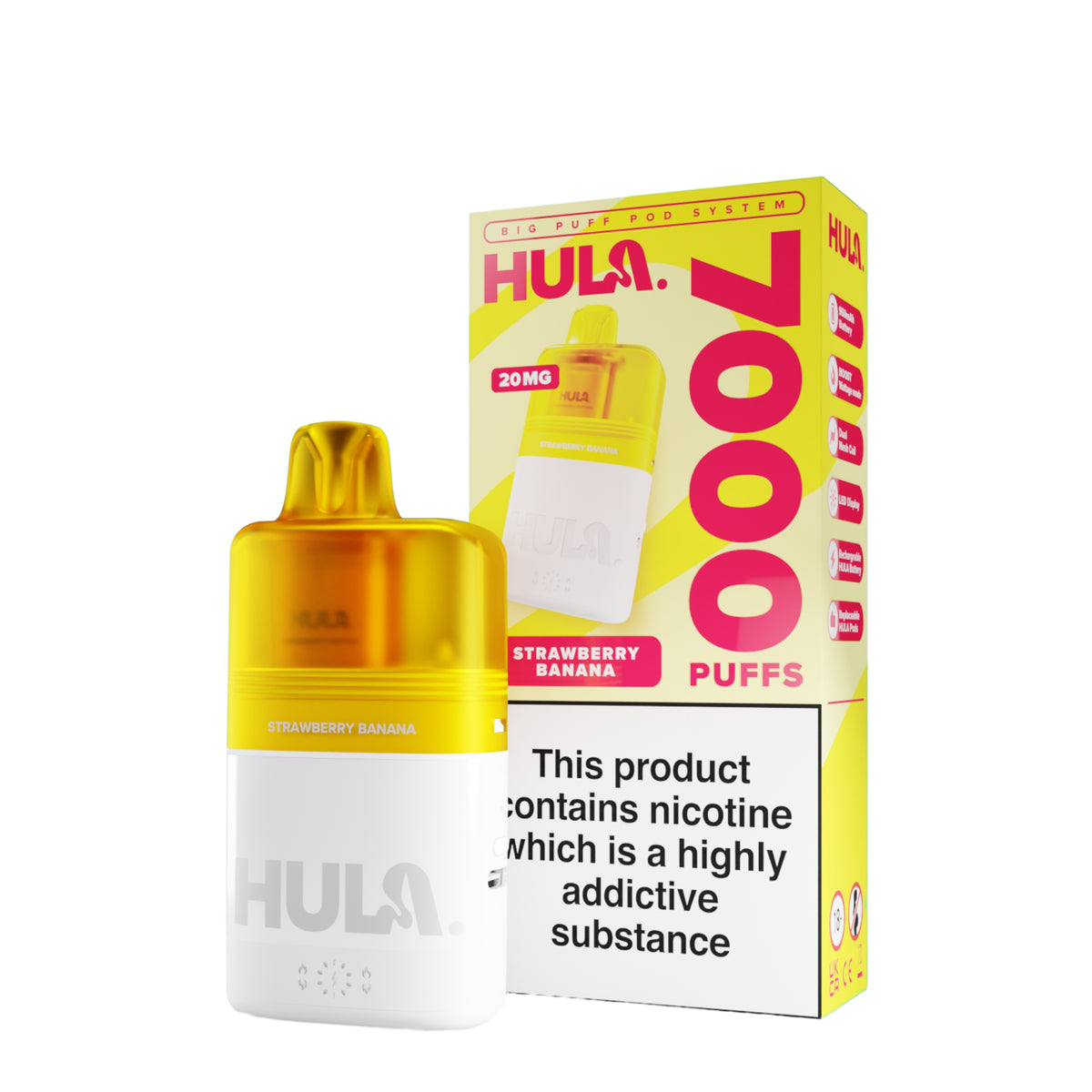 STRAWBERRY BANANA - UK - HULA - KIT - 10 Pack