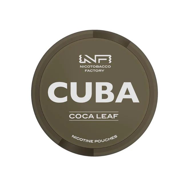 COCA LEAF - 2 Dot - NICOTINE POUCH - CUBA - 10 Pack