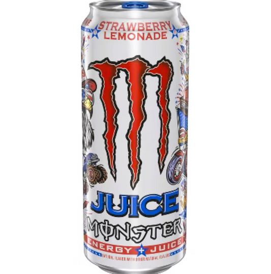 STRAWBERRY LEMONADE - USA - MONSTER ENERGY - 473ML - CAN - 24 Pack