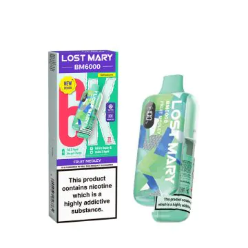 FRUIT MEDLEY - UK - LOST MARY - BM6000 - REFILLABLE KIT - 5 Pack