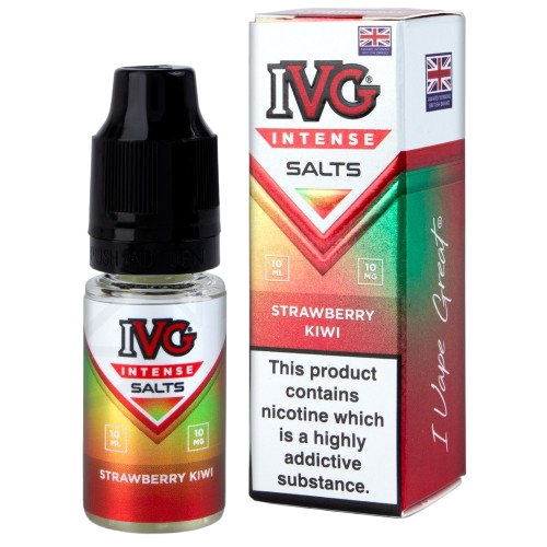 STRAWBERRY KIWI - UK - IVG INTENSE - 10mg LIQUID - 10 PACK