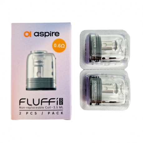 FLUFFI - 0.6Ω POD - ASPIRE - 10 PACK