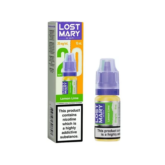 LEMON LIME 20mg LOST MARY LIQUID - 10 PACK