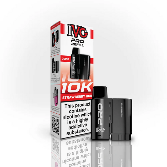 STRAWBERRY HUB - UK - IVG PRO POD - 5 Pack