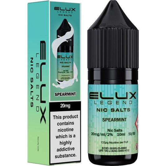 SPEARMINT -  ELUX LEGEND - 10mg LIQUID - 10 PACK