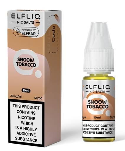 SNOOW TOBACCO - UK- ELFLIQ - 20mg LIQUID - 10 PACK