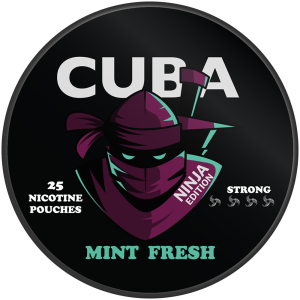 MINT FRESH - NINJA EDITION - NICOTINE POUCH - CUBA - 10 Pack