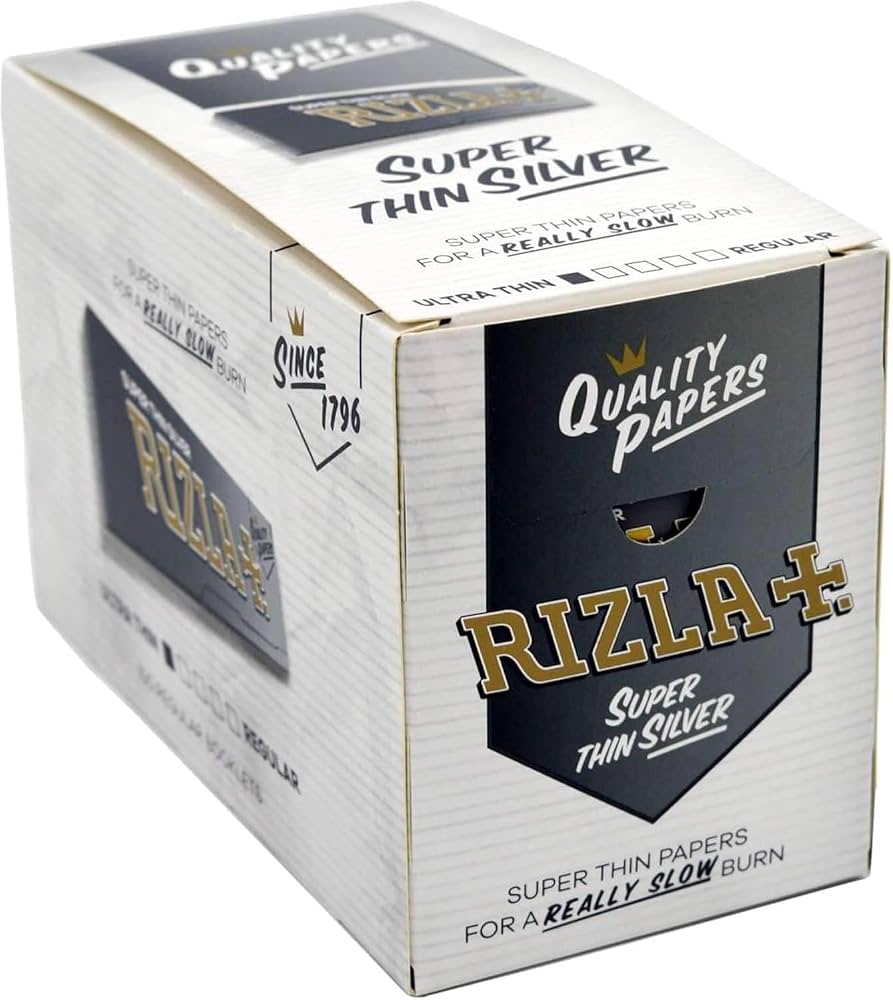 ULTRA THIN SILVER - RIZLA+ - 100 Packs