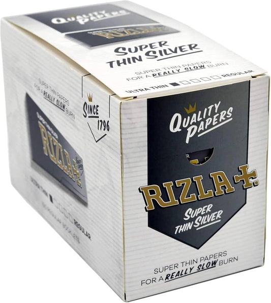 ULTRA THIN SILVER - RIZLA+ - 100 Packs