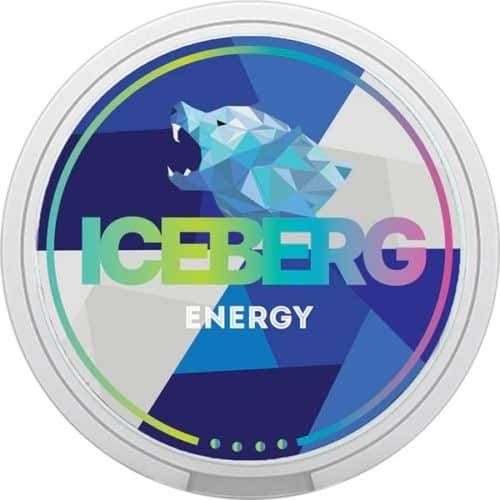 ENERGY - NICOTINE POUCH - ICEBERG - EXTRA STRONG - 4 DOTS - 10 Pack
