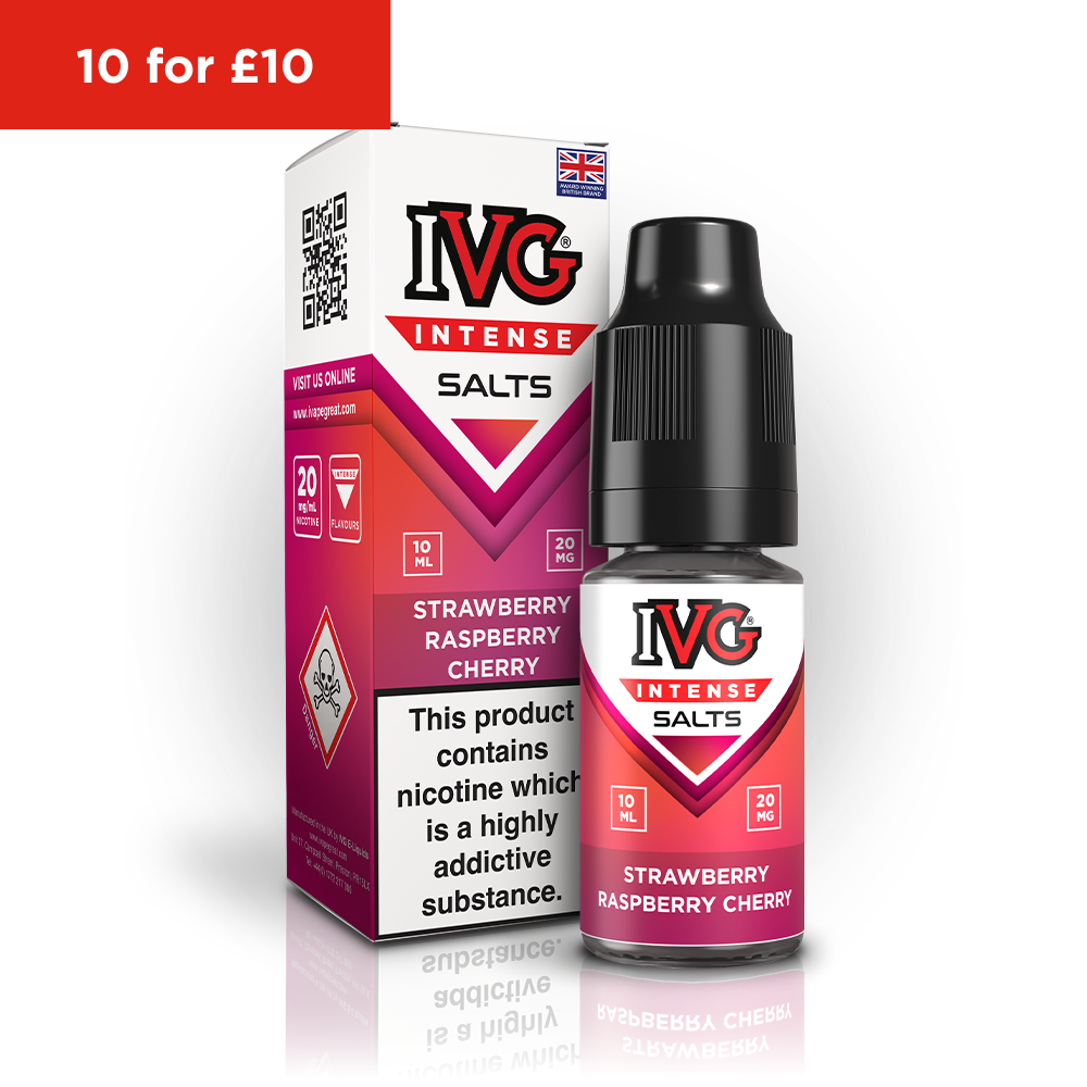 IVG Intense Salts Strawberry Raspberry Cherry E-Liquid