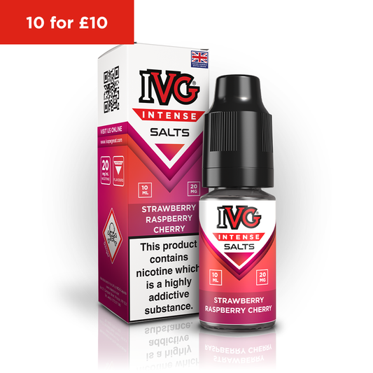 IVG Intense Salts Strawberry Raspberry Cherry E-Liquid