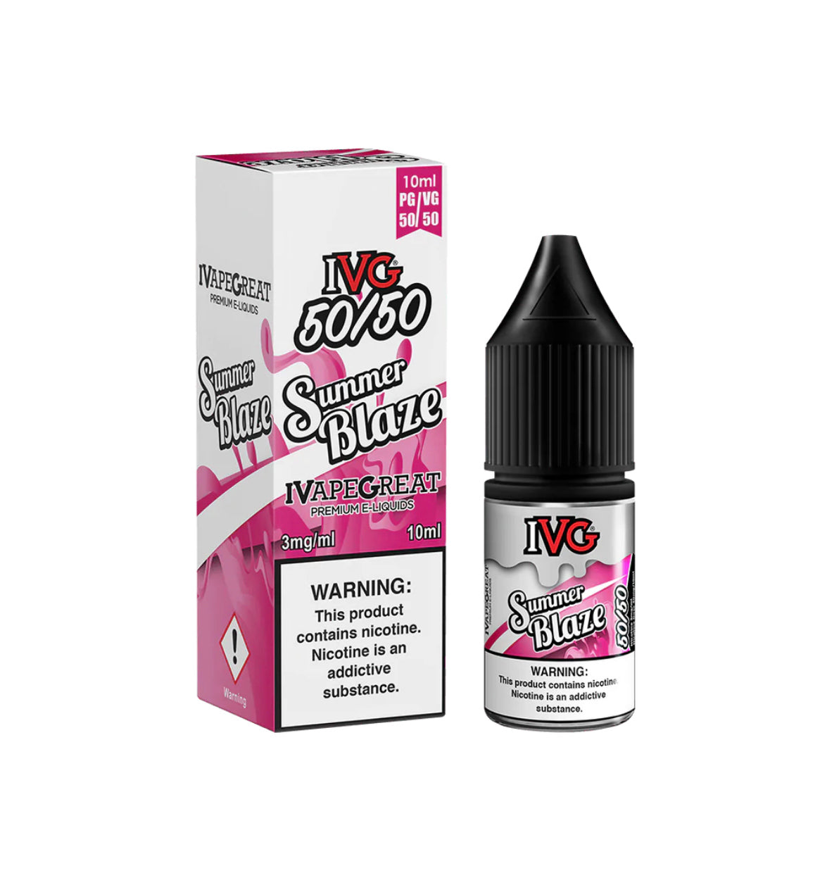 SUMMER BLAZE - IE - IVG 50/50 - 3mg LIQUID - 10 PACK