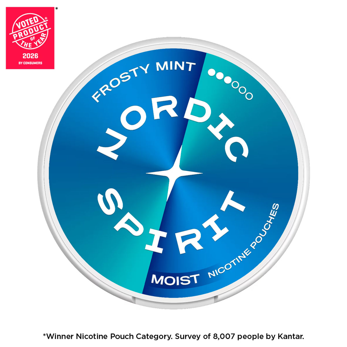 Nordic Spirit Frosty Mint 3 Dots 5 Pack