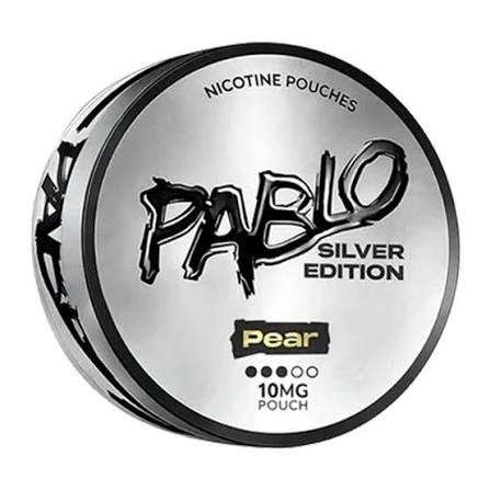 PEAR - NICOTINE POUCH - PABLO - SILVER EDITION- 2.5 DOTS - 10 Pack