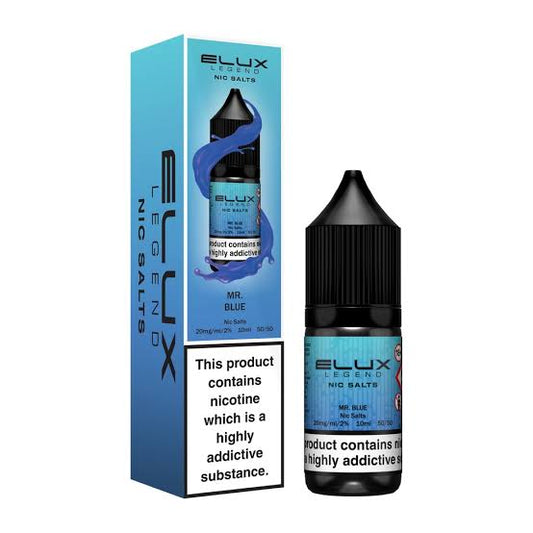 MR BLUE -  ELUX LEGEND - 20mg LIQUID - 10 PACK