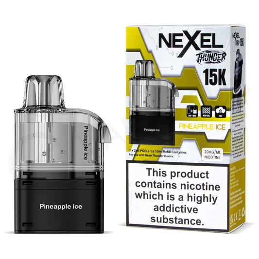 PINEAPPLE ICE - UK - NEXEL THUNDER - 15K - POD - 5 Pack