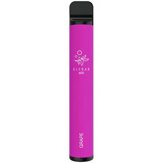 GRAPE ELFBAR 600 DISPOSABLE UK - 10 Pack