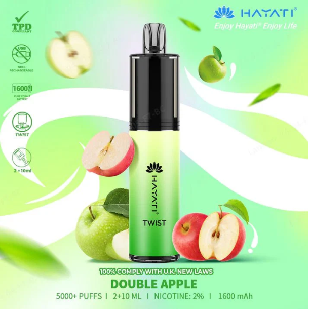 Hayati Twist 5000 Double Apple