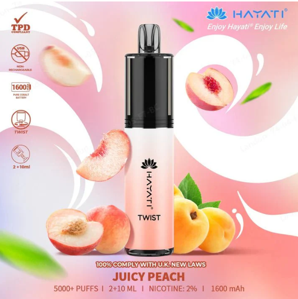 Hayati Twist 5000 Juicy Peach