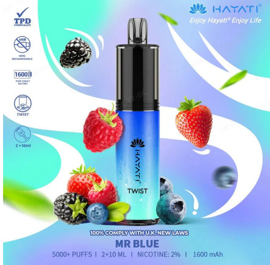 Hayati Twist 5000 Mr Blue