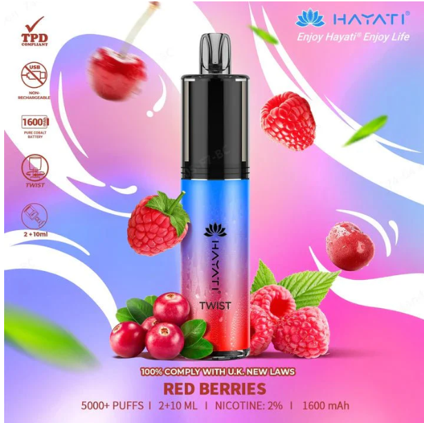 Hayati Twist 5000 Red Berries